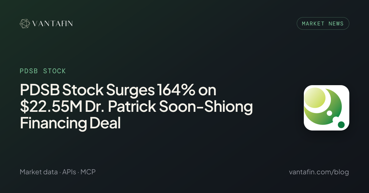 PDSB Stock Surges 164% on $22.55M Dr. Patrick Soon-Shiong Financing Deal - PDSB STOCK (Market News)